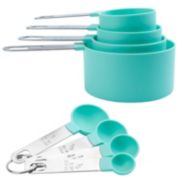 Infinity Merch 8 Pieces Plastic Measuring Cups