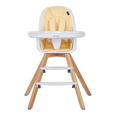 Evolur Zoodle 2-In-1 High Chair In Yellow