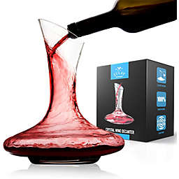 Zulay Kitchen Crystal Red Wine Decanter (1800ml)