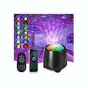 Stock Preferred USB RGB LED Galaxy Projector Light Starry Sky Ocean Music Night Light with Remote Control