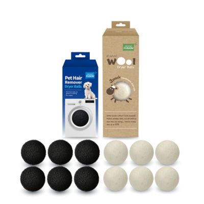 Grand Fusion 6pk Pet Hair Remover Dryer Balls & 6pk Woll Dryer Balls - 12pk Combo