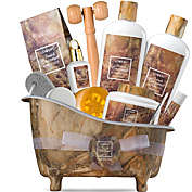 Lovery French Coconut Bath and Body Relaxation Gift Basket, 13 Piece