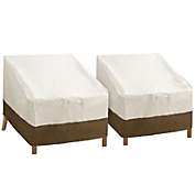 Segawe 2 Pack Waterproof Patio Chair Furniture Covers Lounge Seat  Outdoor
