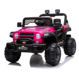 Stock Preferred 12V BBH-016 Dual Drive Electric Car with 2.4G Remote Control in Rose Red