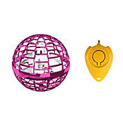 Kitcheniva Pro Flying Ball Space Orb Magic Mini Drone UFO, Pink