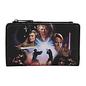 Loungefly Star Wars Trilogy Two May The Force Be With You Flap Wallet