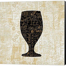 Metaverse Art Cheers for Beers Goblet by Cleonique Hilsaca 12-Inch x 12-Inch Canvas Wall Art