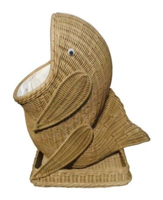 D-Art collection Dolphin Rattan Hamper