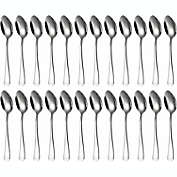 Kitcheniva 24-Pieces Table Spoons Set Stainless Steel Dinner Tablespoons