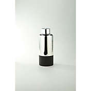 CC Home Furnishings 12" Metallic Silver and Black Glass Bud Vase