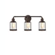 Defong Vintage 3-Light Metal Caged Vanity Lighting Fixture