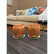 Vibhsa Moscow Mule Copper Mugs Set of 2