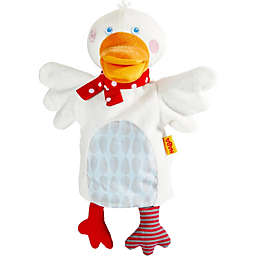 HABA Gallivanting Goose Glove Puppet with Squeaker and Rustling Foil