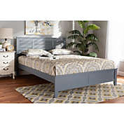 Baxton Studio  Baxton Studio Adela Modern and Contemporary Grey Finished Wood Full Size Platform Bed