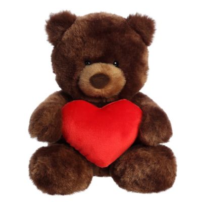 Aurora - Valentines - 7" Coco Swirl Bear With Heart
