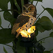 Kitcheniva Waterproof Solar LED Night Light Owl Shape, Brown
