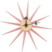 LeisureMod LeisureMod Maxi Modern Design Colorful Star Silent Non-Ticking Wall Clock MCL18PK
