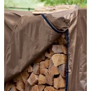 Plow & Hearth Tear and Mildew-Resistant Curved Wood Rack Cover with Brass Grommets