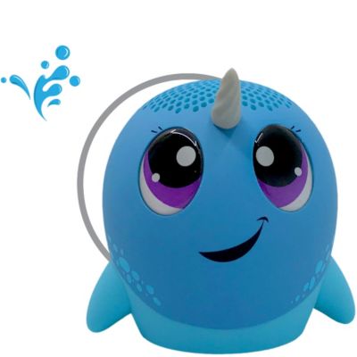 My Audio Pet Splash Waterproof Bluetooth Animal Wireless Portable Speaker For Kids of All Ages - Narmony The Narwhal Splash