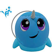 My Audio Pet Splash Waterproof Bluetooth Animal Wireless Portable Speaker For Kids of All Ages - Narmony The Narwhal Splash