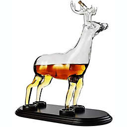 Elegant Stag/Reindeer Liquor Decanter - 750ml