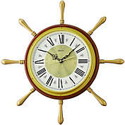 Seiko 19" Rei Nautical Helm Wall Clock