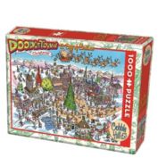 Cobble Hill - 1000 Piece Puzzle (Doodletown  12 Days Of Christmas)