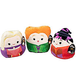 Squishmallows Halloween Hocus Pocus Witches 8" Plush, Set of 3 - Winnie, Mary & Sarah Sanderson Characters - Squishy Soft Stuffed Animal Toy for Kids - Age 2+