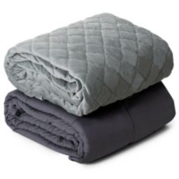 Slickblue 15 lbs Weighted Blanket with Soft Crystal Cover