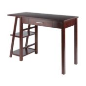Winsome Portable Home Aldric Writing Desk, Walnut