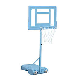 Soozier Pool Side Portable Basketball Hoop System Stand Goal with Height Adjustable 3FT-4FT, 32'' Backboard