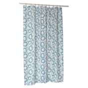 Carnation Home Fashions "Circles," E" x tra Long Polyester Shower Curtain Liner - Multi 70" x 84"