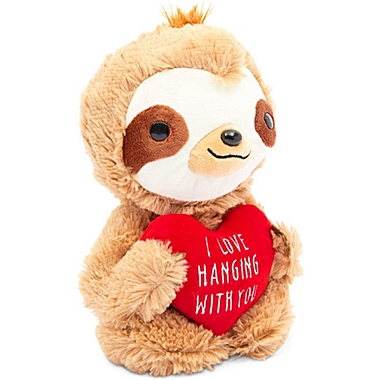 Blue Panda Sloth Plush Toy with Red Heart, I Love Hanging with You Stuffed  Animal (10 in) | Bed Bath & Beyond