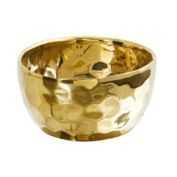 Nearly Natural 6.75" Designer Gold Bowl