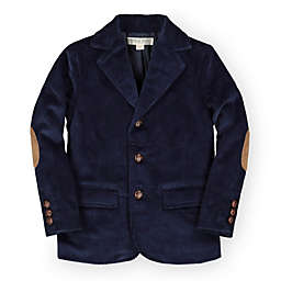 Hope & Henry Boys' Corduroy Blazer with Elbow Patches (Navy, 4)