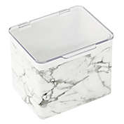 mDesign Plastic Stackable Vitamin/First Aid Storage Box with Lid