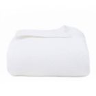 Alternate image 0 for 100% Cotton Matelassé Bed Blanket Full/Queen - White   BOKSER HOME