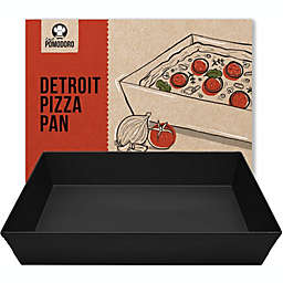 Chef Pomodoro Detroit Style Pizza Pan, 14 x 10-Inch, Non-Stick Aluminum, Pre-Seasoned Bakeware Kitchenware