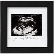 KeaBabies Baby Sonogram Picture Frame, Modern Ultrasound Frame, Pregnancy Announcement Sonogram Frames (Onyx Black)