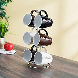 Home Basics Cappuccino Print Mug With Stand