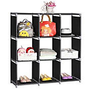 Stock Preferred Closet Organizer Shelf Cabinet Storage Rack 9 Cube 3 Tiers