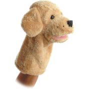 Aurora Plush 10&quot; Garth Dog Puppet - 02334