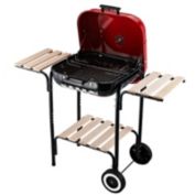 Outsunny 19" Steel Porcelain Portable Outdoor Charcoal Barbecue Grill