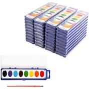 Bright Creations Watercolor Paint Set with Brushes (8 Colors, 36 Pack)