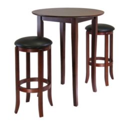 Winsome Fiona Round 3-Piece High/Pub Table Set