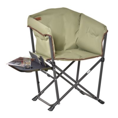 Outsunny Camping Chair, Beige and Gray