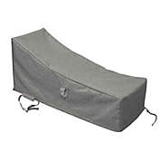 Summerset Shield Platinum 3-Layer Polyester Outdoor Chaise Lounge Cover - 77x30", Grey Melange