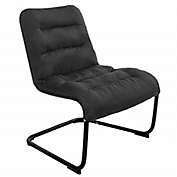 Zenree Bedroom Chairs for Living Room, Guest&#39;s Teen&#39;s Room College Dorm, Black