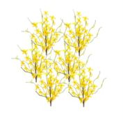 Melrose Set of 6 Yellow Forsythia Pick Artificial Floral Sprays 19"
