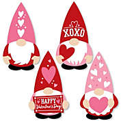 Big Dot of Happiness Valentine Gnomes - DIY Shaped Valentine&#39;s Day Party Cut-Outs - 24 Count